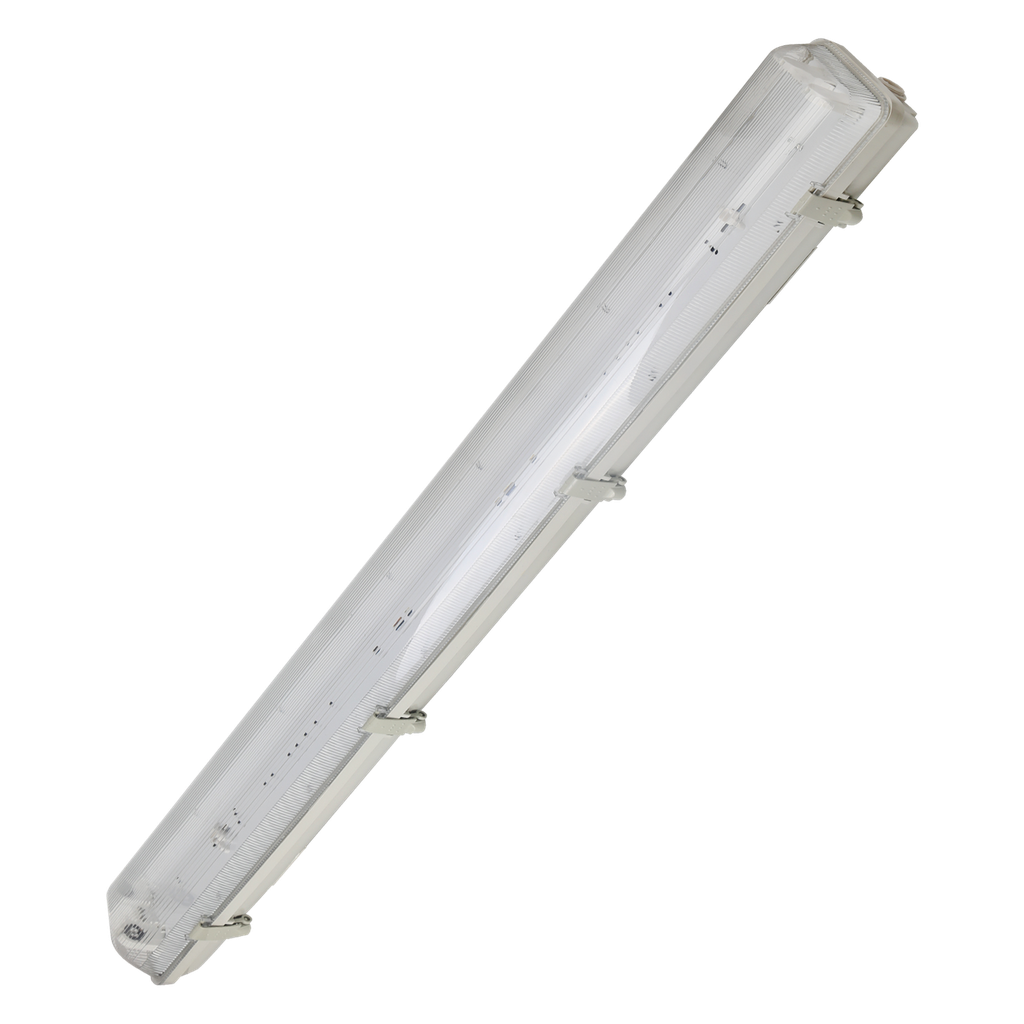 AV-LIGHT AV-12022 2x18W - 120 lm/W  Tube Led Luminaire 120cm x2 IP65 - Assemblé  ABS+PS