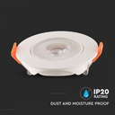 VT-7007 7W LED PLASTIC SPOTLIGHT SAMSUNG CHIP-RD  WHITE BODY