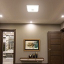 VT-81003 12W LED DOME LIGHT WITH PIR SENSOR SAMSUNG CHIP 3IN1 SQUARE WHITE BODY