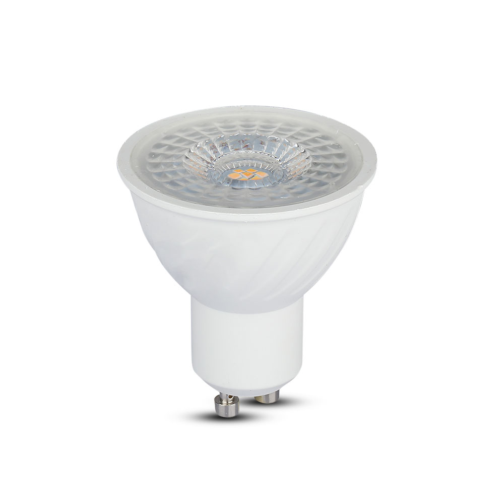 VT-247 6,5W GU10 RIPPLE PLASTIC SPOTLIGHT MET SAMSUNG CHIP 110'D