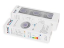 Spot VT-3333 GU10 avec culot - Corps blanc, lot de 3