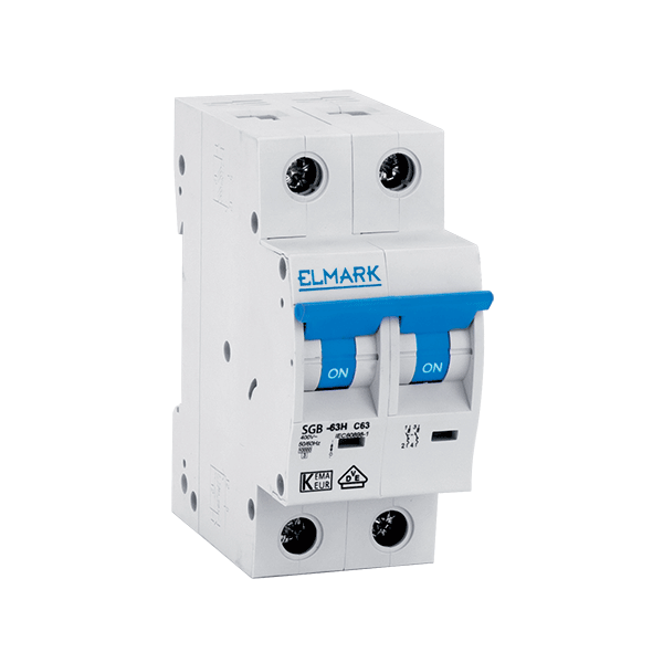 MINIATURE CIRCUIT BREAKER C62N 40A 2P 6kA CURVE C