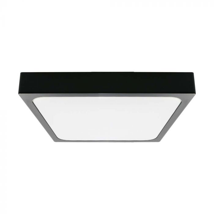  VT-8624-SQ 24W-4000K LED DOME LIGHT SAMSUNG CHIP SQUARE BLACK FRAME IP44