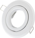 ELMARK SA-51R 1xGU10 DOUILLE RONDE BLANC MOBILE + Douille GU10