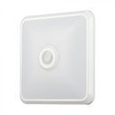 VT-81003 12W LED DOME LIGHT WITH PIR SENSOR SAMSUNG CHIP 3IN1 SQUARE WHITE BODY