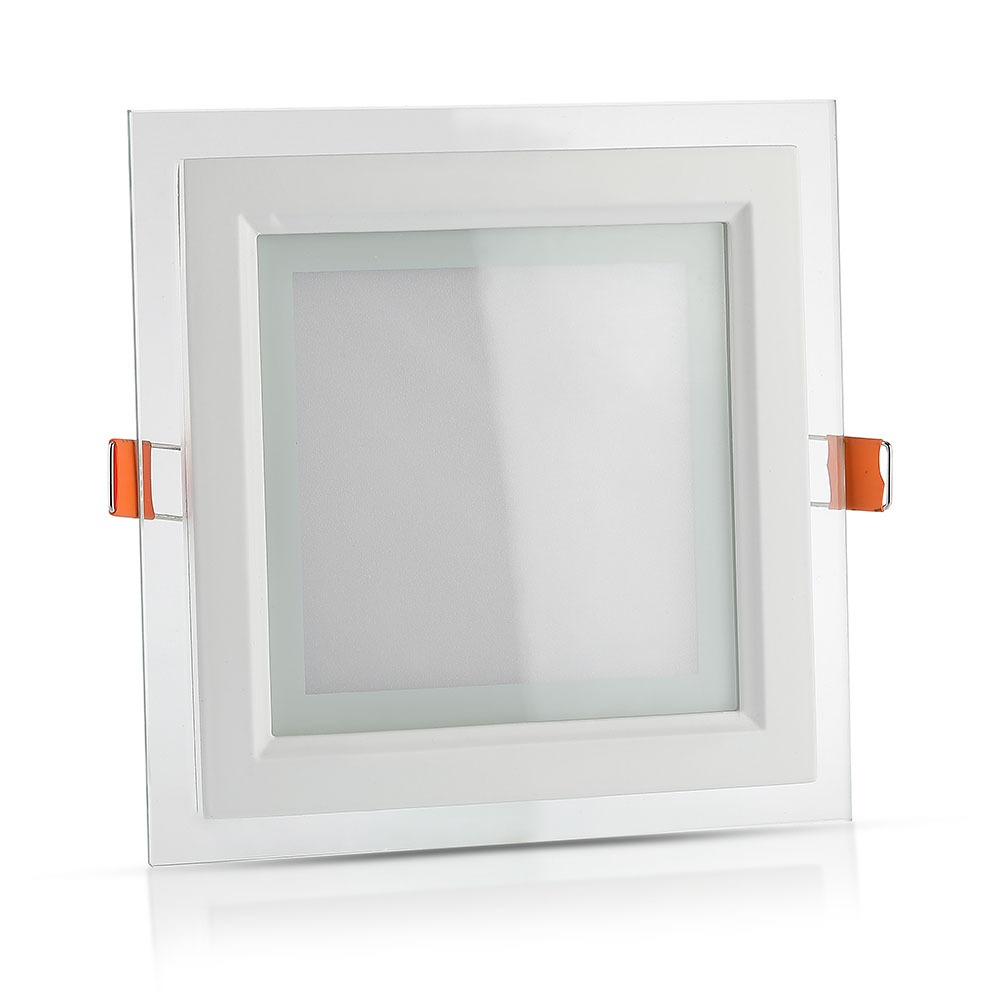 ELMARK 99LED643  LED PANEL GLASS SQUARE 6W 2700-3000K 100X100