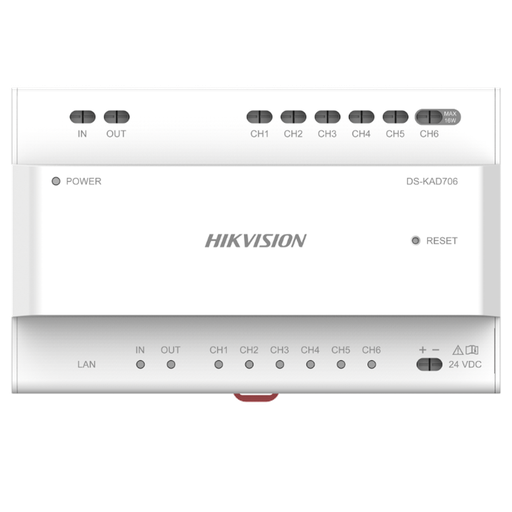 Hikvision  DS-KAD706 Distributor 6x 2-Wires Interface 24VDC