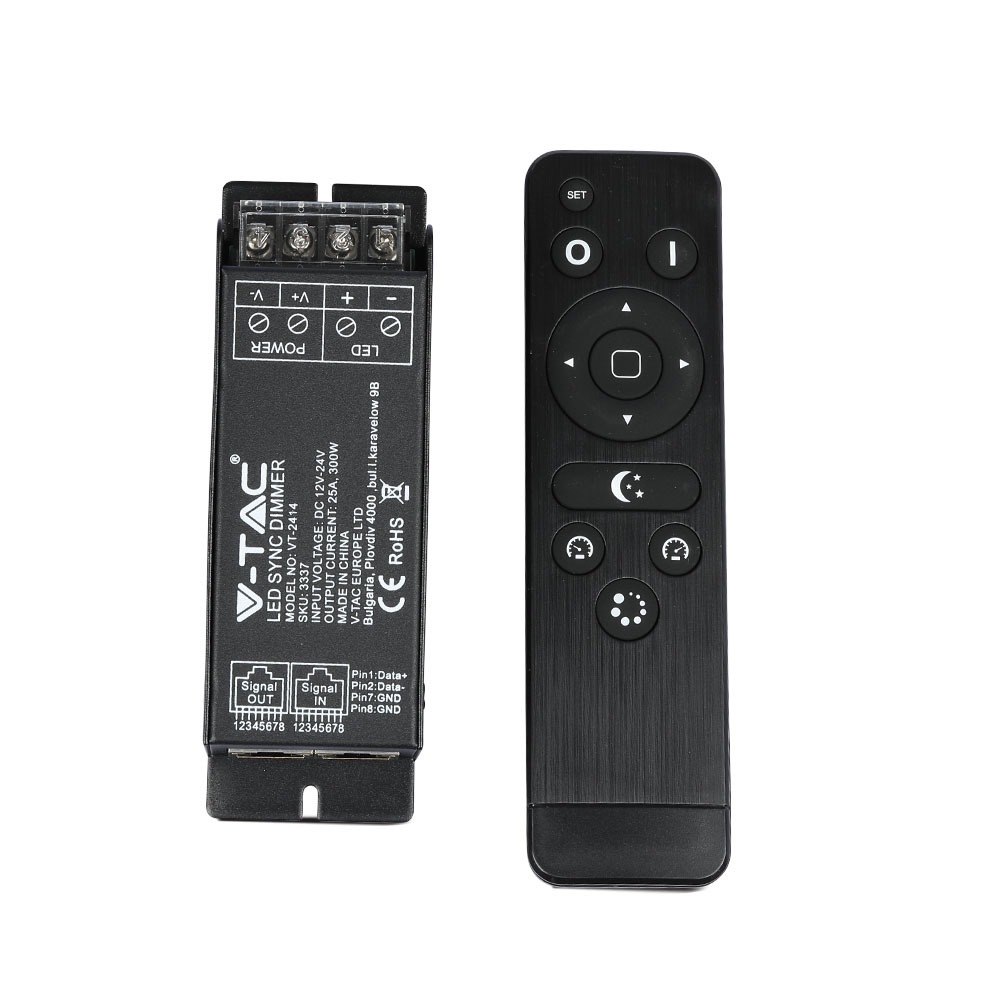 VT-2414 LED SYNC DIMMER MET RF 14B AFSTANDSBEDIENING
