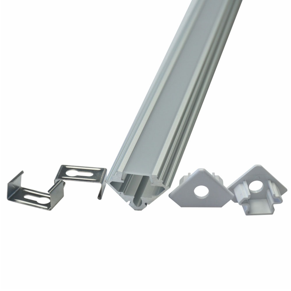 VT-7104 ALUMINIUM PROFIEL 2000mm MELKACHTIG (VERPAKKING VAN 2 STUKS)