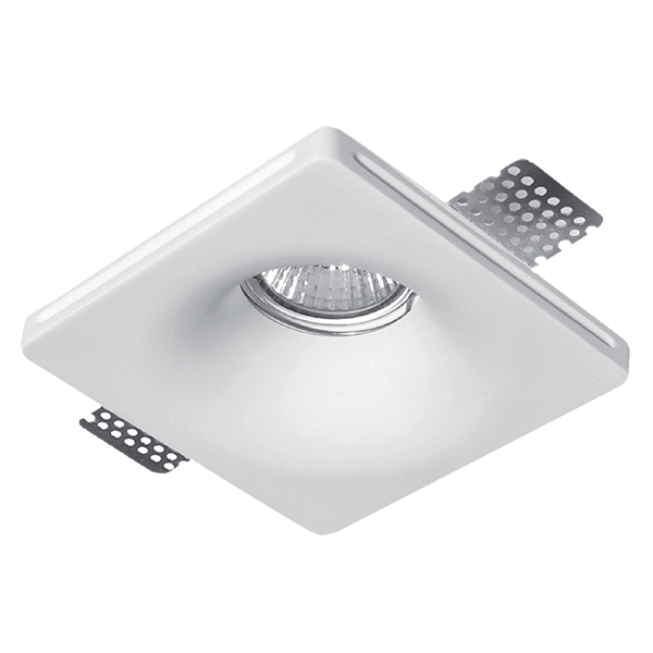 92GDL06S GIPS DOWNLIGHT VIERKANT GU10 100x100