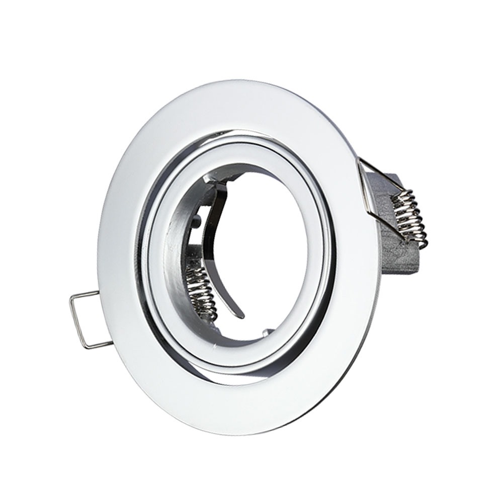 DOUILLE GU10 VT-775 ROND - GRIS ARGENT