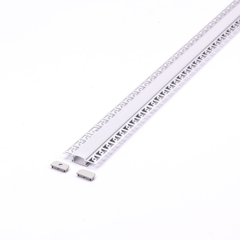 VT-8101 ENSEMBLE DE PROFILÉS EN ALUMINIUM 2000 x 61,5 x 14 mm Milky