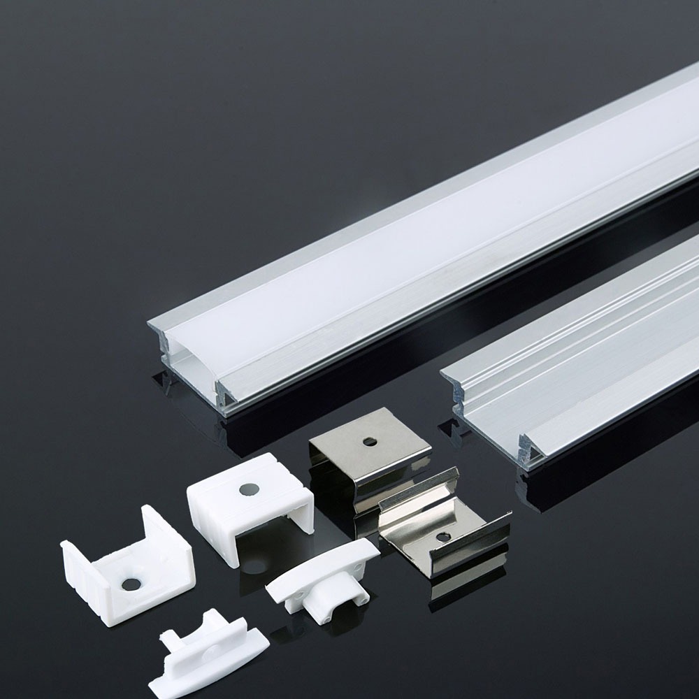 VT-8122 ALUMINIUM PCB-12MM PROFIEL 2000*24,7mm*7mm - WITTE BEHUIZING