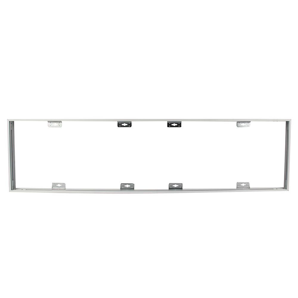 CADRE EN ALUMINIUM (300x1200mm) AVEC VIS FIXÉES - BLANC