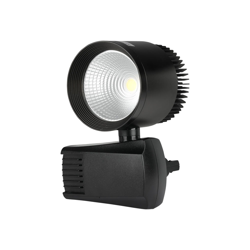 Projecteur sur rail COB VT-4540T 40 W, code couleur 5 000 K, blanc froid