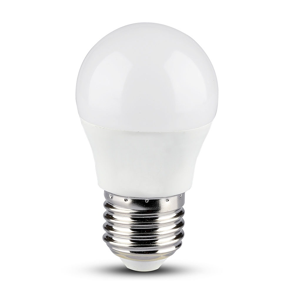 Ampoule VT-5124 5 W G45 compatible avec Amazon Alexa et Google Home W-CW E27, code couleur RVB + WW/CW