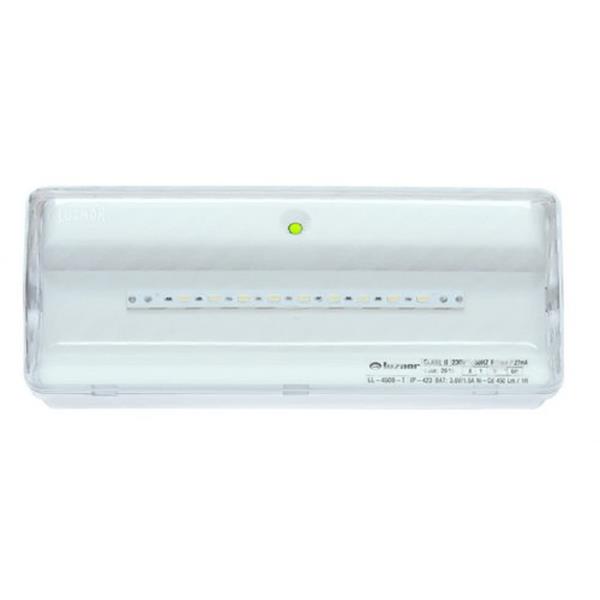 Éclairage d'urgence LUZNOR LL-200T LED de base 200 lumens - 5700 K
