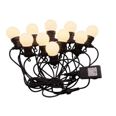 Guirlande lumineuse LED VT-70510 0,5 W (5 m) avec 10 ampoules (prise EU, 24 V)