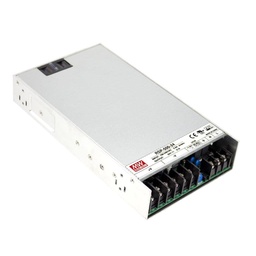 [RSP-500-24] Alimentation MEAN WELL RSP-500-24 CA-CC à sortie unique, fermée ; sortie 24 V CC à sortie unique à 21,0 A ; PFC ; refroidissement par air forcé ; profil bas 1U