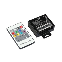 [3340] Contrôleur LED RGB VT-2421 avec télécommande RF 20 touches - Petit modèle