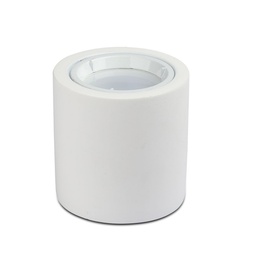 [3667] VT-716 1XGU10 FITTING MET ALUMINIUM RING ROND - WIT