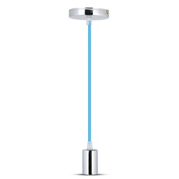 [3783] VT-7338 SUSPENSION COUPE EN MÉTAL CHROMÉ BLEU CLAIR
