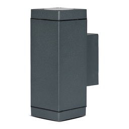 [8627] VT-842 GU10 WANDLAMP - MAT WIT (OMHOOG &amp; OMLAAG)