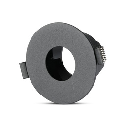 [8595] VT-873 GU10 FITTING ROND ZWART+ZWART