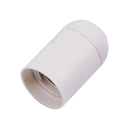 [8750] DOUILLE E27 (POLYBAG AVEC CARTE) - BLANC