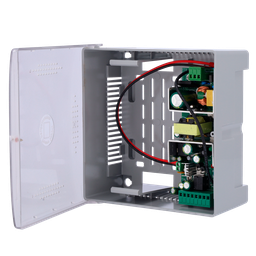 [AC-12DC5A-BAT7AH-P] AC-12DC5A-BAT7AH-P Power supply for access control Configurable NO/NC DC output 12.5-13.8V / 5A Plastic box