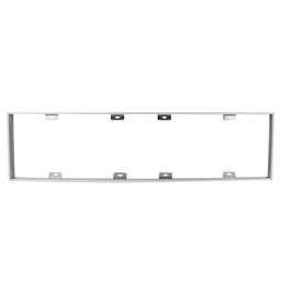 [8158] CADRE EN ALUMINIUM (300x1200mm) AVEC VIS FIXÉES - BLANC