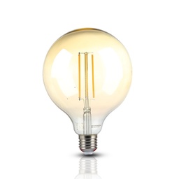 [7456] VT-2153 12,5W G125 LED-gloeilamp - amberkleurige kap met kleurcode: 2200K E27 Kleurcode: 2200K - warm wit