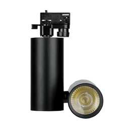 [1297] Projecteur LED sur rail VT-4635 30 W - Corps noir, garantie 5 ans. Code couleur : 6 400 K - Blanc froid.