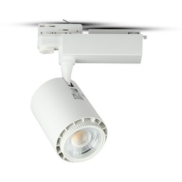 [1412] Projecteur LED sur rail VT-4745 35 W COB, garantie 5 ans, corps blanc, code couleur CCT : 3 en 1