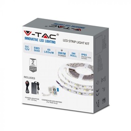 [2353] ENSEMBLE DE BANDES LED SMD5050 30 LED RVB IP65 Rouleau : 5 m