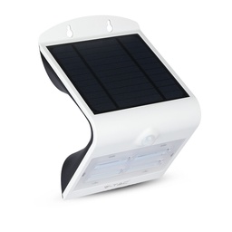 [7523] Applique murale solaire à LED VT-768 3 W - Blanc + Noir - Code couleur 4 000 K (DW + 3 000 K) (WW)