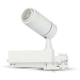 [1456] Projecteur LED sur rail VT-7715 15 W avec contrôle Bluetooth - Blanc Code couleur CCT : 3 en 1