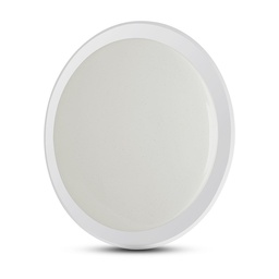 [14551] Plafonnier design à LED VT-8555 30 W/60 W/30 W avec télécommande - Variateur de température de couleur - Intensité variable - Couvercle étoilé - Code couleur CCT : 3 en 1