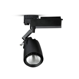 Projecteur sur rail COB VT-4534 33 W, corps noir