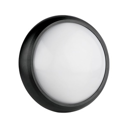 VT-8014 8W VOLLEDIG RONDE IP54 KOEPELVERLICHTING ZWARTE BEHUIZING