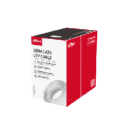 [PFM922I-6UN-C] Câble Dahua PFM922I-6UN-C UTP CAT6 solide CCA - PVC gris - Certifié ignifuge classe CE CPR Eca