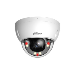 [IPC-HDBW2831EP-S-S2(2.8)] DAHUA IPC-HDBW2849E-S-IL  Caméra IP dôme intelligente WizSense 8 MP, double éclairage, focale fixe 2,8 mm, IR et LED blanche, jusqu'à 30 m, carte SD, microphone, indice de protection IP67 et IK10, métal