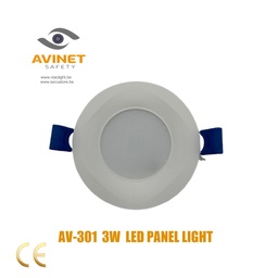 [AV-301] AV-301 3W LED PANEELVERLICHTING 220V ROND