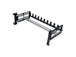 [26.99.0340] Roline 19&quot; Support Frame for DIN Rail-Mounted Devices, 3U, with Cable Management, black