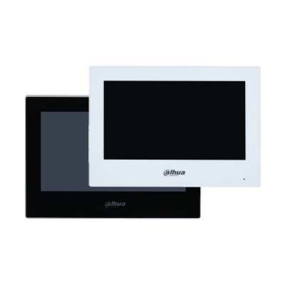 DAHUA VTH2622G-W 2-draads IP &amp; Wi-Fi binnenmonitor 7&quot; Touch 2-draads 48V seriële installatie