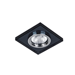 [CR-777S/BK] CR-777S/BK SPOTLIGHT SQUARE MR16 BLACK GLASS