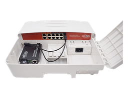 [WI-PS210G-O] Wi-Tek WI-PS210G-O Outdoor PoE Switch Waterproof IP67 - (6FE+2GE) POE+ +2GE+1SFP (120W) - LR POE CCTV mode up to 250 m