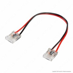 [2666] CONNECTEUR POUR BANDE LED COB 10 MM - DOUBLE TÊTE