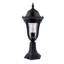 [96204MFBK] ELMARK 96204MF/BK - PIED DE LANTERNE MARK 204 1XE27 NOIR H490