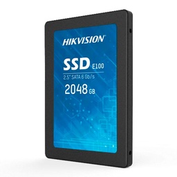 [HS-SSD-E100-2048G] Hikvision HS-SSD-E100-2048G harde schijf 2 TB, SATA IIII-interface - Schrijfsnelheid tot 430 MB/s - Lange levensduur - Ideaal voor videobewaking